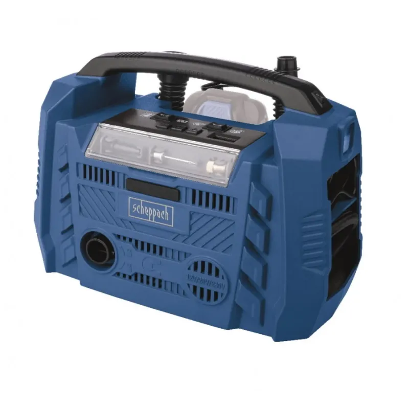 Akumulatora multifunkcionālais kompresors 3iekš1, karkass, Scheppach