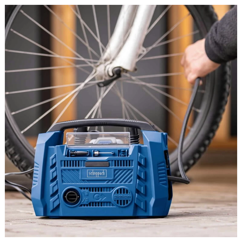 Akumulatora multifunkcionālais kompresors 3iekš1, karkass, Scheppach