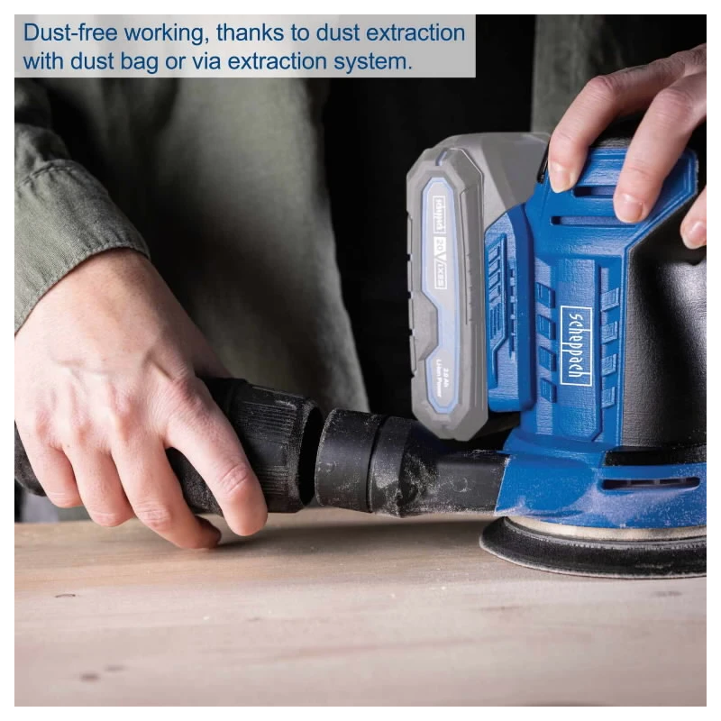 Akumulatora orbitālā slīpmašīna C-OBS125-X, GEN2, karkass, Scheppach