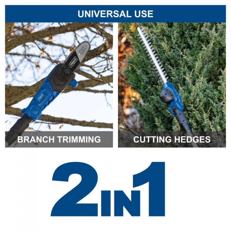 2in1 ZARU ZĀĢIS-DZĪVŽOGA ŠĶĒRES C-PHTS410-X, Karkass, Scheppach