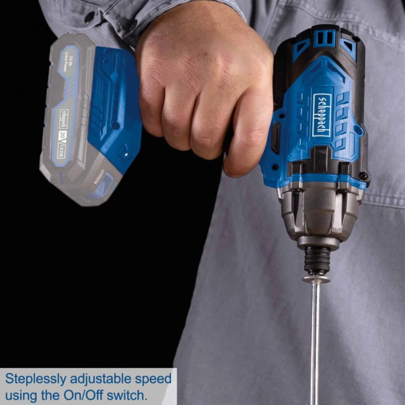 Akumulatora triecienskrūvgriezis C-ID180-X, GEN2, karkass, Scheppach