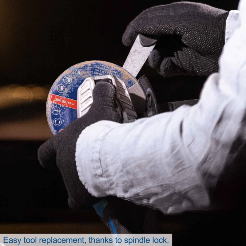 Akumulatora leņķa slīpmašīna C-AG125-X Set L, Scheppach