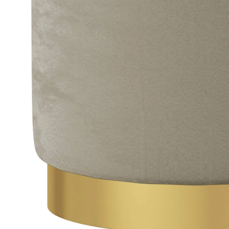 vidaXL apaļš krēsls ar uzglabāšanas nodalījumu, tumši pelēks samts 31 x 37 cm