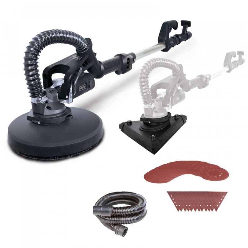 Slīpmašīna TBS930-BE, ar apaļu un trijstūra galvu un smilšpapīru, Scheppach