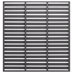 vidaXL žoga panelis, WPC, 180x180 cm, pelēks