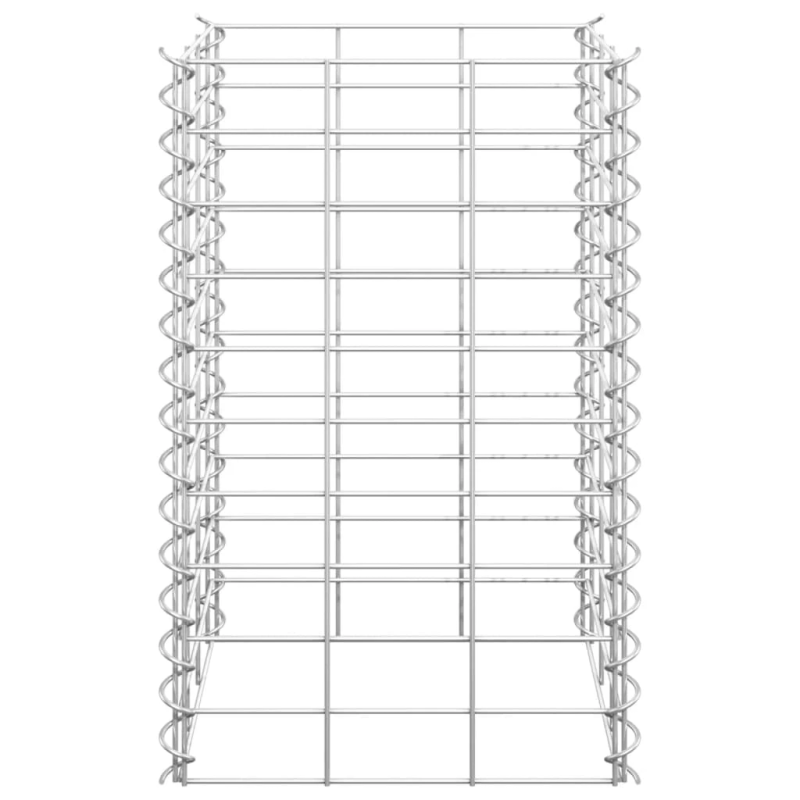 vidaXL gabioni-augstās puķu kastes, 3 gab., 30x30x50 cm, dzelzs
