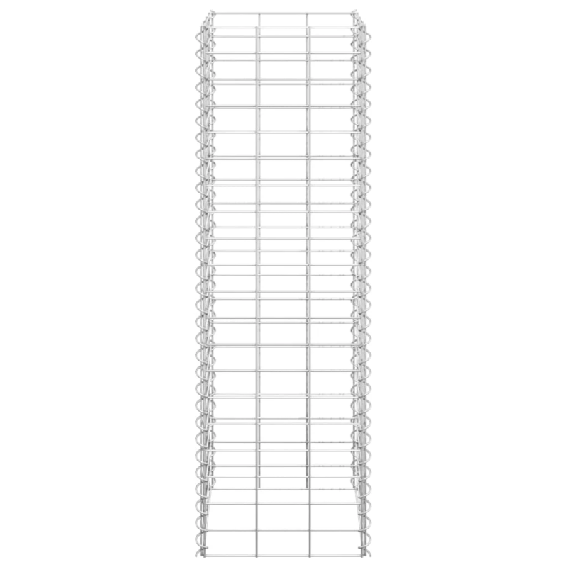 vidaXL Aukšti gabionų loveliai, 3vnt., 30x30x100cm, geležis
