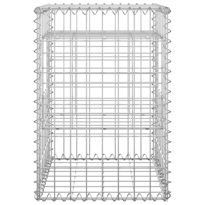 vidaXL vertikāli gabioni, 2 gab., 40x40x60 cm, dzelzs