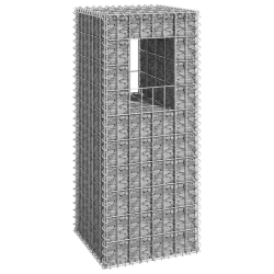 vidaXL vertikāls gabions, 40x40x100 cm, dzelzs