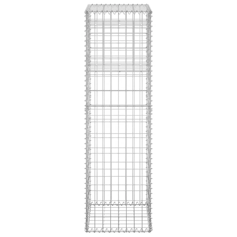 vidaXL vertikāls gabions, 40x40x140 cm, dzelzs