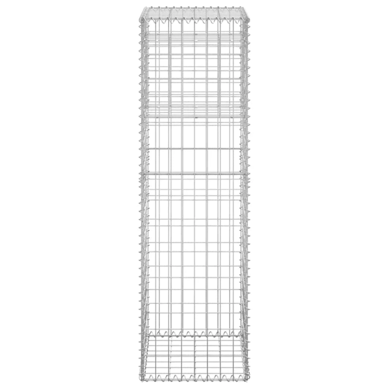 vidaXL vertikāli gabioni, 2 gab., 40x40x140 cm, dzelzs