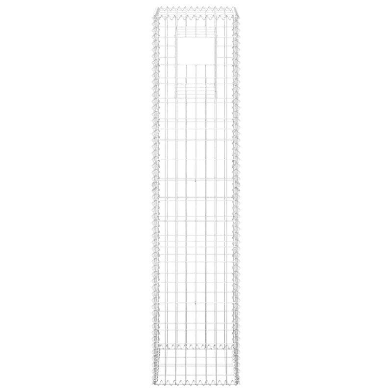vidaXL vertikāls gabions, 40x40x180 cm, dzelzs