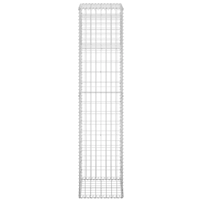 vidaXL vertikāli gabioni, 2 gab., 40x40x180 cm, dzelzs