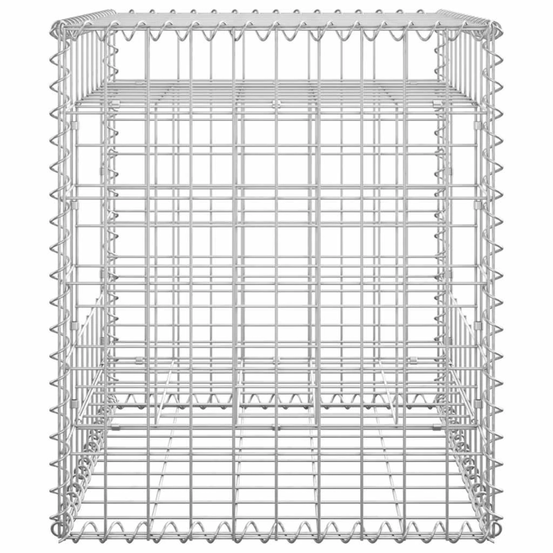 vidaXL vertikāls gabions, 50x50x60 cm, dzelzs