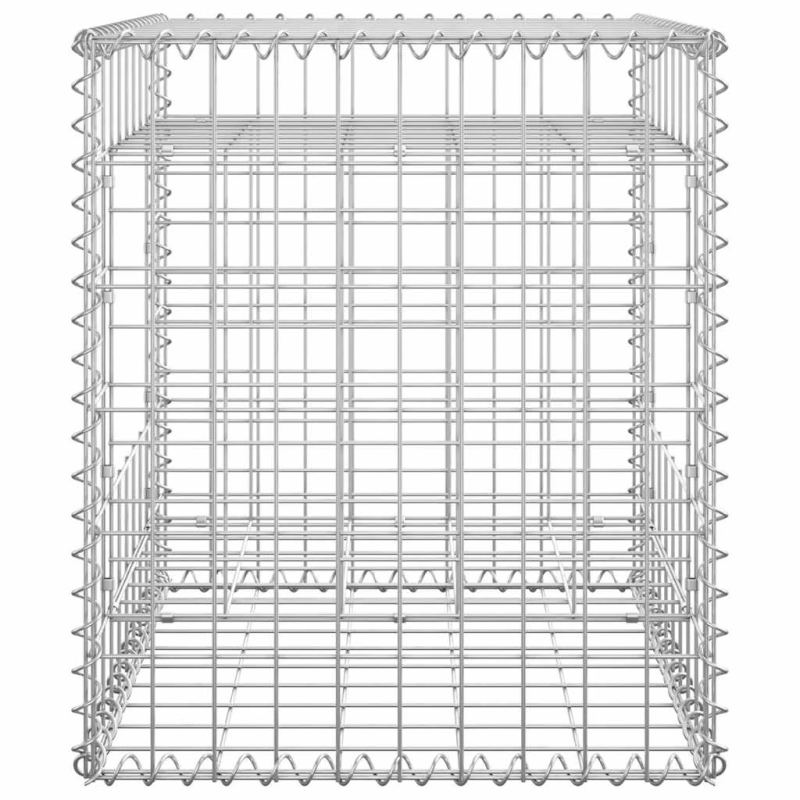 vidaXL vertikāli gabioni, 2 gab., 50x50x60 cm, dzelzs
