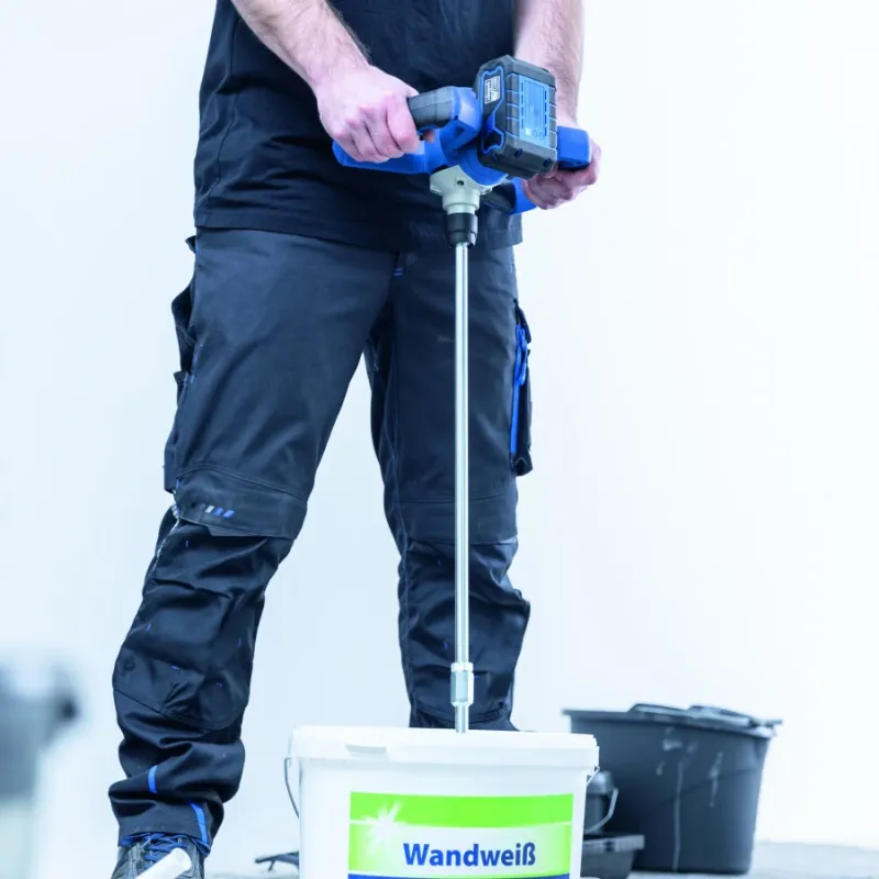 Bezvadu krāsas un javas maisītājs BC-PMX100-X-SET L, Scheppach