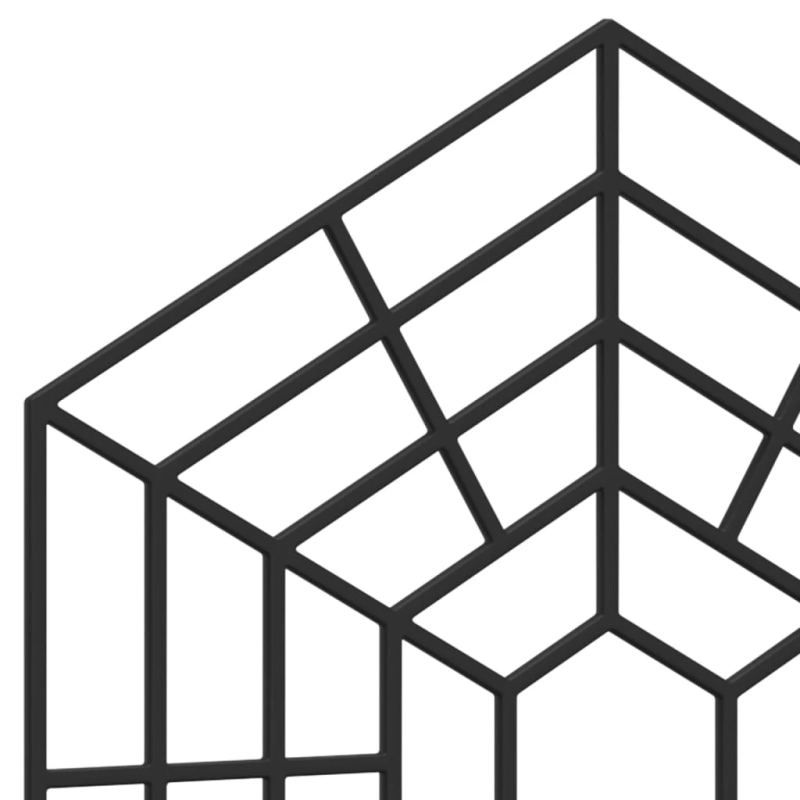 vidaXL dīķa aizsargi, 40 gab., melni, polipropilēns