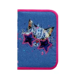Hama 00139125 Crazy Cat, 21 cm x 17 cm, Blue-Pink