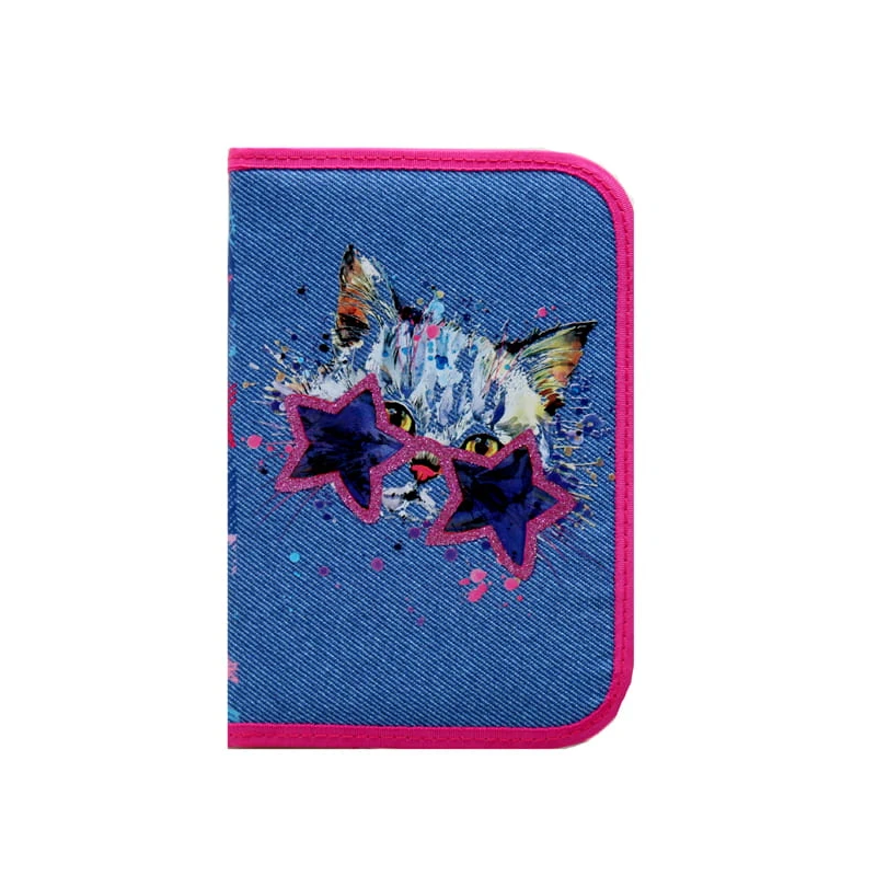 Hama 00139125 Crazy Cat, 21 cm x 17 cm, Blue-Pink