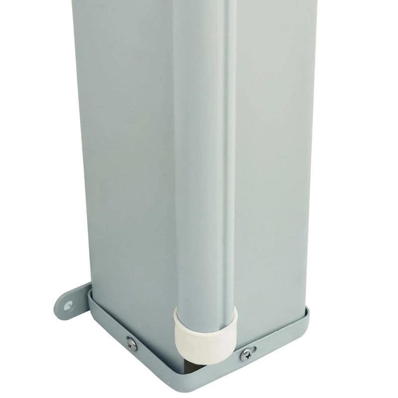 vidaXL izvelkams sānu aizslietnis, 220x600 cm, sarkans