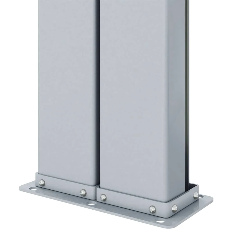 vidaXL izvelkama sānu markīze, brūna, 220x600 cm