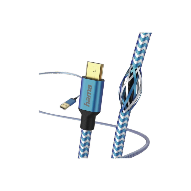 Hama 00178289 Cable USB 1,5 m USB 2.0 USB A Micro-USB B Blue