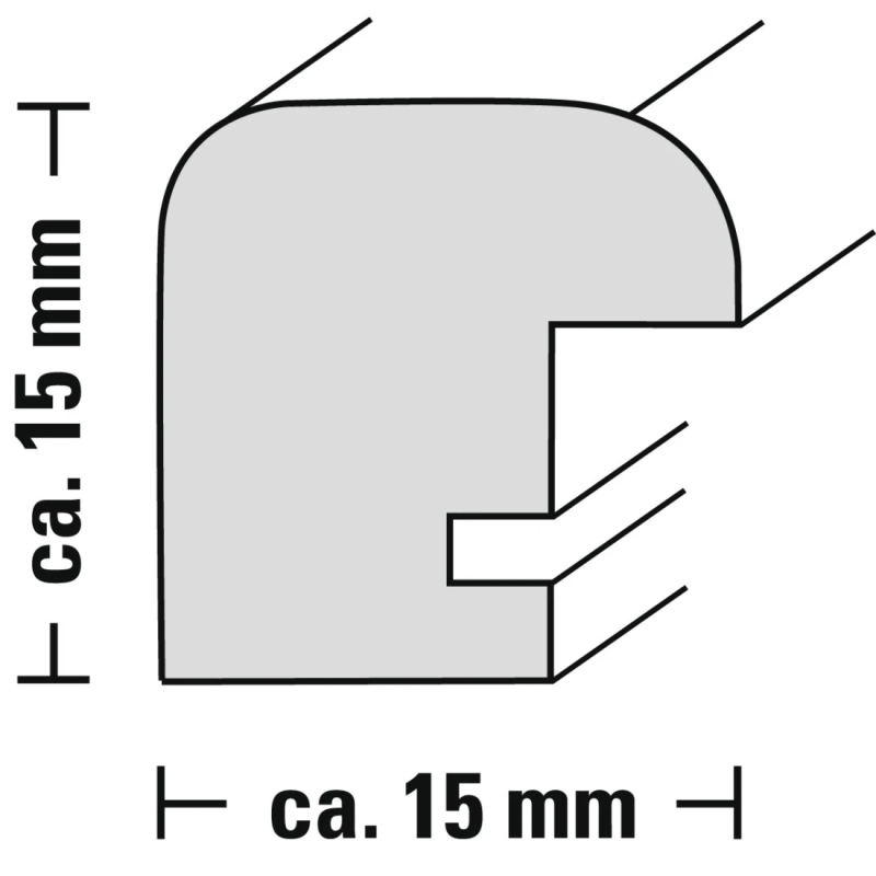 Hama 00175262 Galerie Cavo 16.5x21.5 cm.Oak