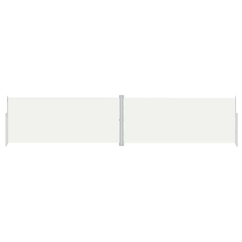 vidaXL izvelkama sānu markīze, krēmkrāsas, 220x1000 cm