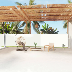 vidaXL izvelkama sānu markīze, krēmkrāsas, 160x1200 cm