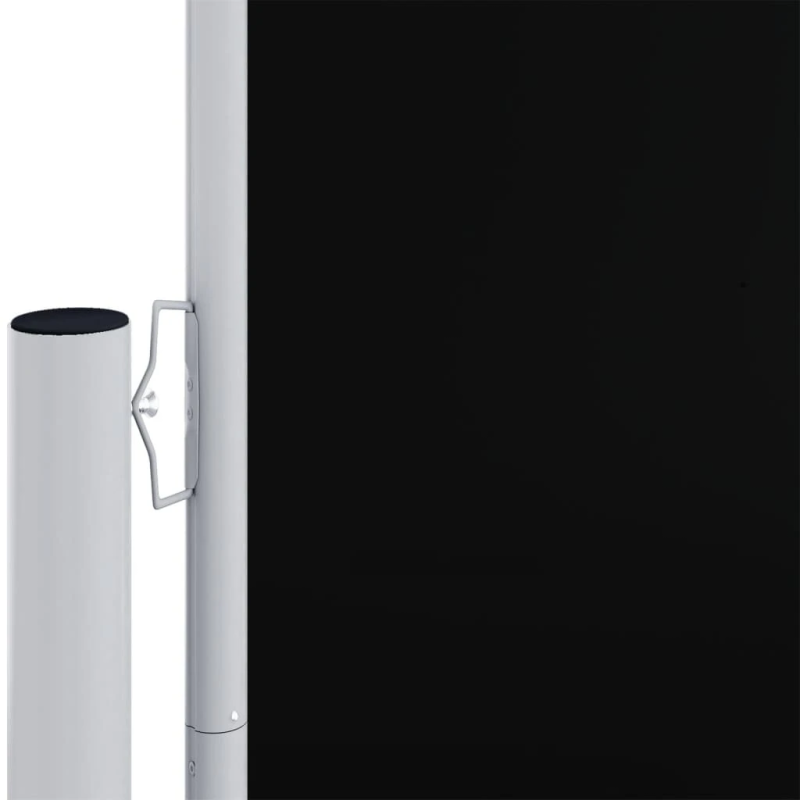 vidaXL izvelkama sānu markīze, melna, 220x1200 cm