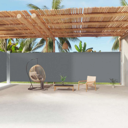 vidaXL izvelkama sānu markīze, antracītpelēka, 220x1200 cm