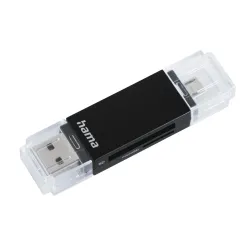 Hama 00181056 USB 2.0 OTG Card Reader Aluminium