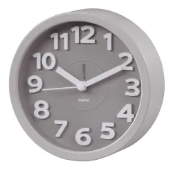 Hama 00186324 Retro Alarm Clock Grey