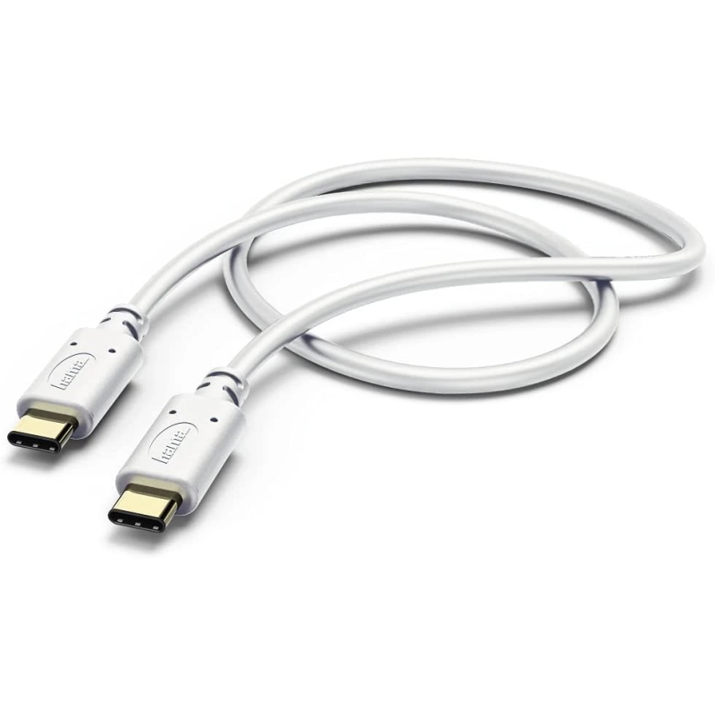 Hama 00183328 Charging-Data Cable, USB Type-C - USB Type-C 1.5m White