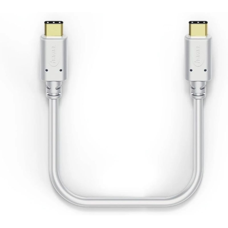 Hama 00183328 Charging-Data Cable, USB Type-C - USB Type-C 1.5m White