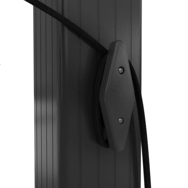 vidaXL dārza nojume ar izvelkamu jumtu, 4x3 m, pelēkbrūna