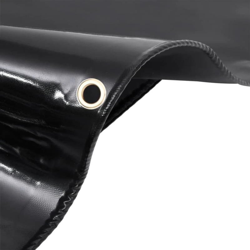 vidaXL brezenta pārklājs, tents, 650 g-m², 3x4 m, melns