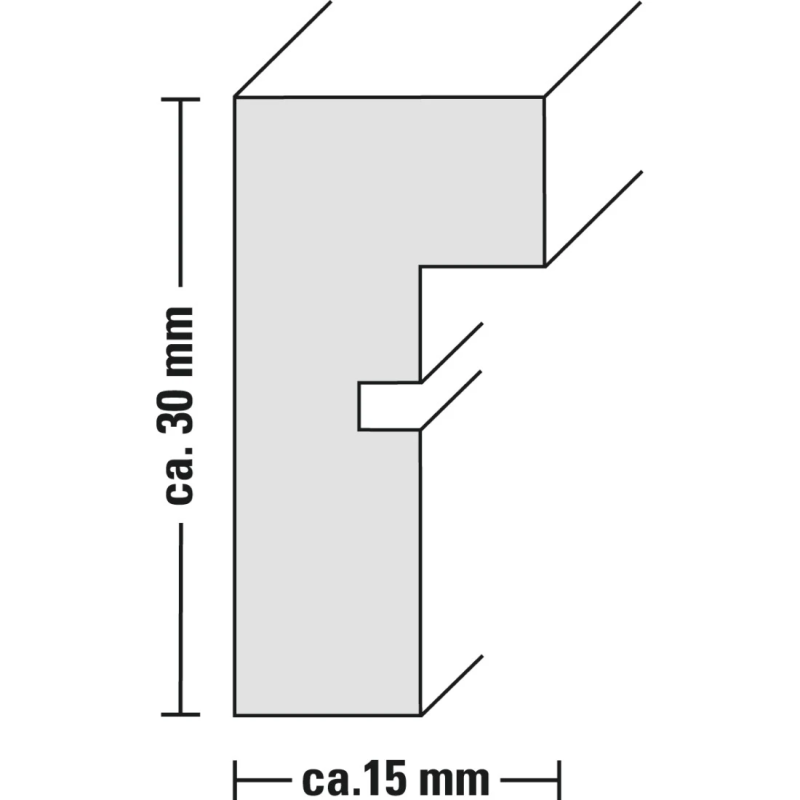 Hama 00175983 Kopenhagen Black 23x45cm