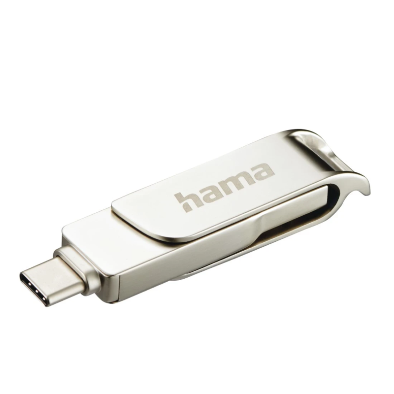 Hama 00182491 C-Rotate Pro 128GB USB 3.0 silver