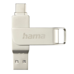 Hama 00182492 C-Rotate Pro 256GB USB 3.0 silver