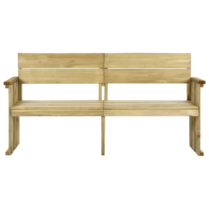 vidaXL dārza sols, 172 cm, impregnēts priedes koks