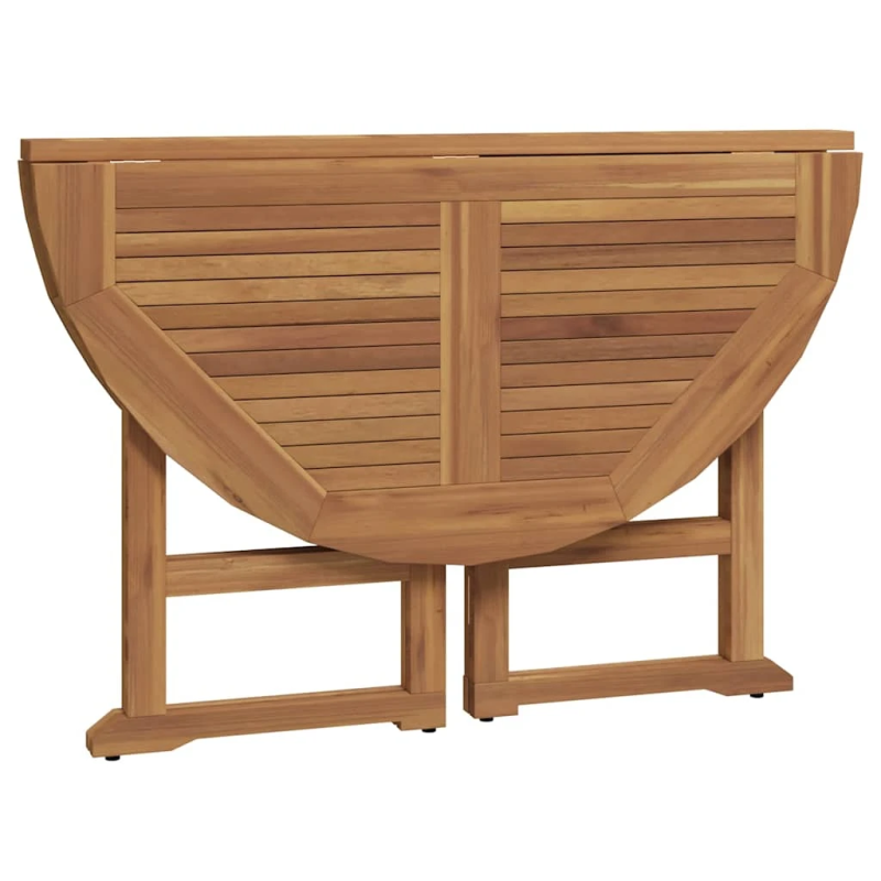 vidaXL 5-daļīgs dārza mēbeļu komplekts, saliekams, masīvs tīkkoks