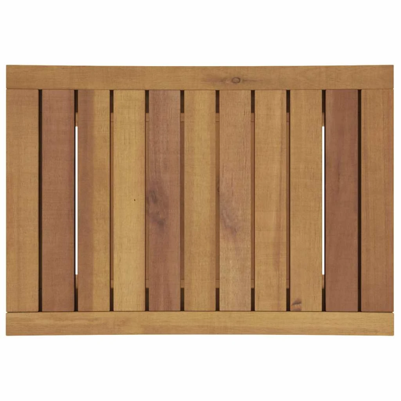 vidaXL vannasistabas galdiņš, 50x35x45 cm, masīvs tīkkoks