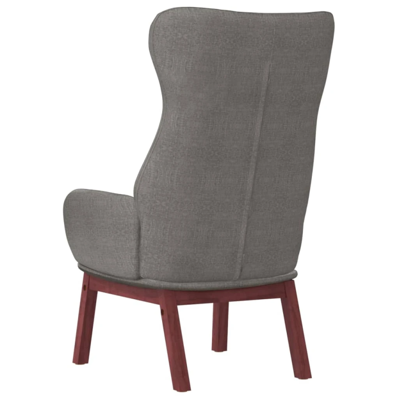 vidaXL atpūtas krēsls, gaiši pelēks audums