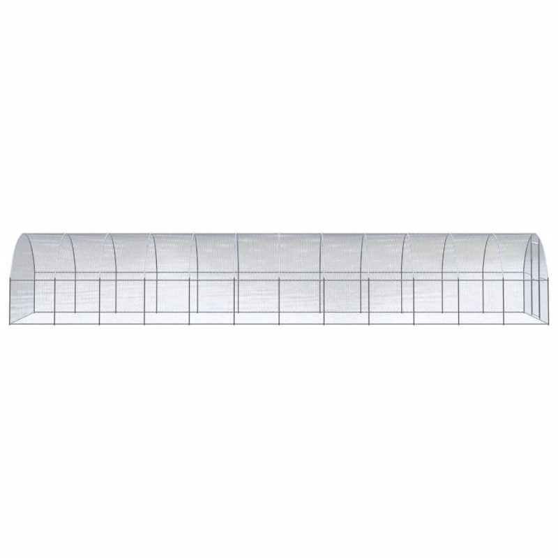 vidaXL vistu būris, 3x12x2 m, cinkots tērauds