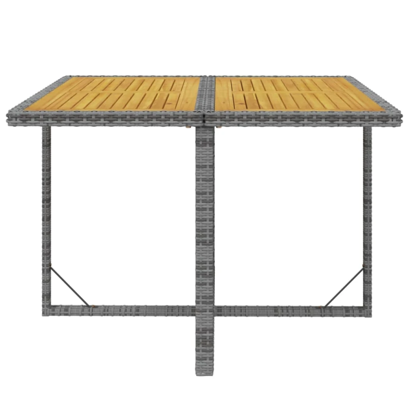 vidaXL 9-daļīgs dārza mēbeļu komplekts ar matračiem, PE rotangpalma