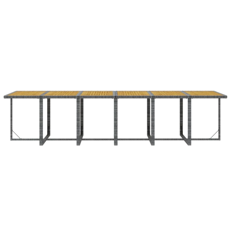 vidaXL 13-daļīgs dārza mēbeļu komplekts ar matračiem, PE rotangpalma