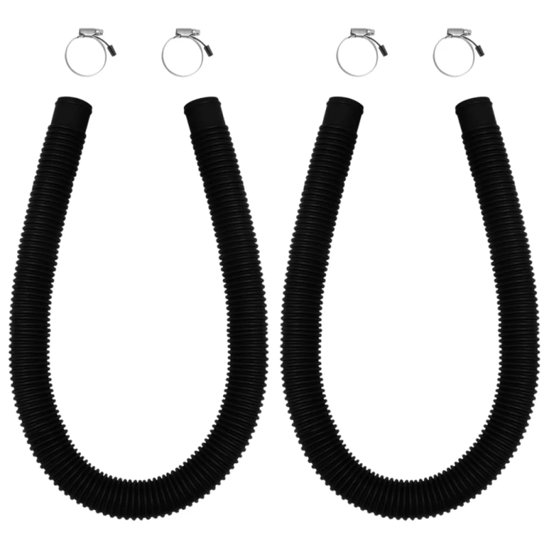 vidaXL saules baseina sildīšanas paneļi, 2 gab., izliekti, 72,5x46 cm