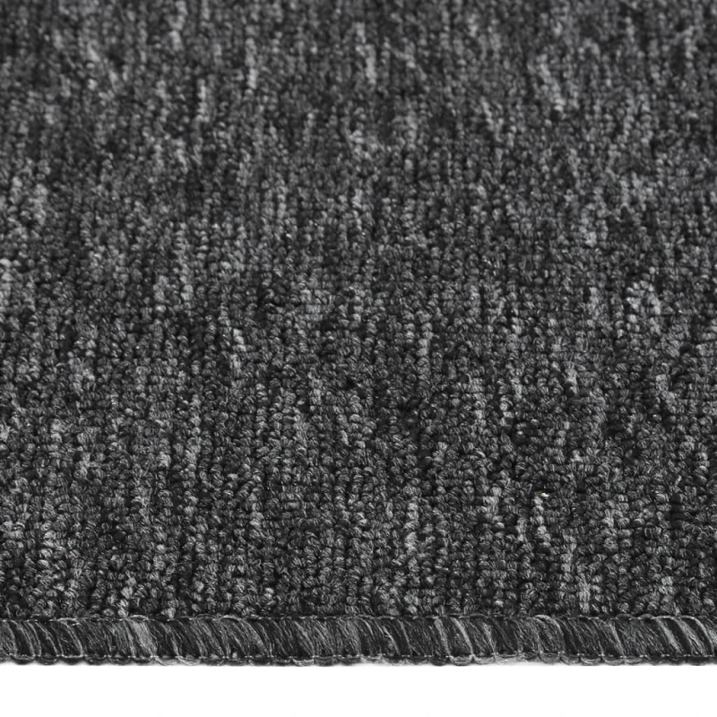 vidaXL kāpņu paklāji, neslīdoši, 15 gab., 75x20 cm, antracītpelēki