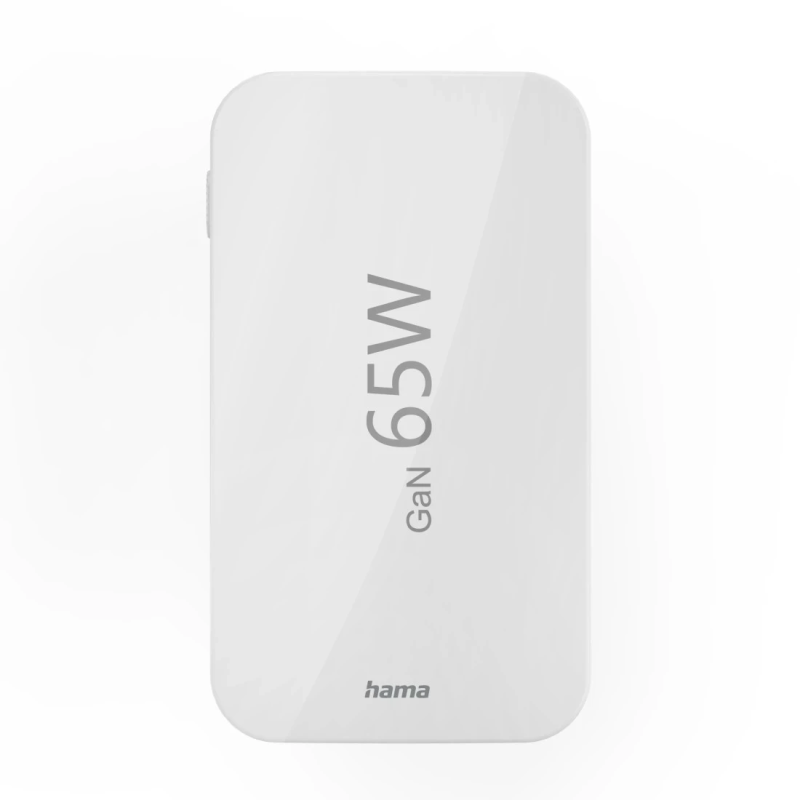 Hama 00201976 Flat Charger 220V With 2xUSB-C-USB-A 65W White